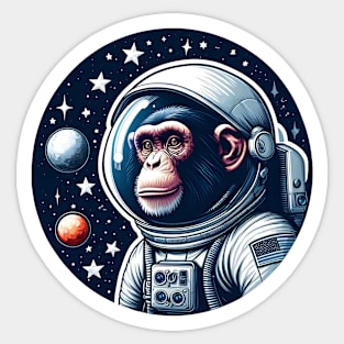 Space Monkey Sticker